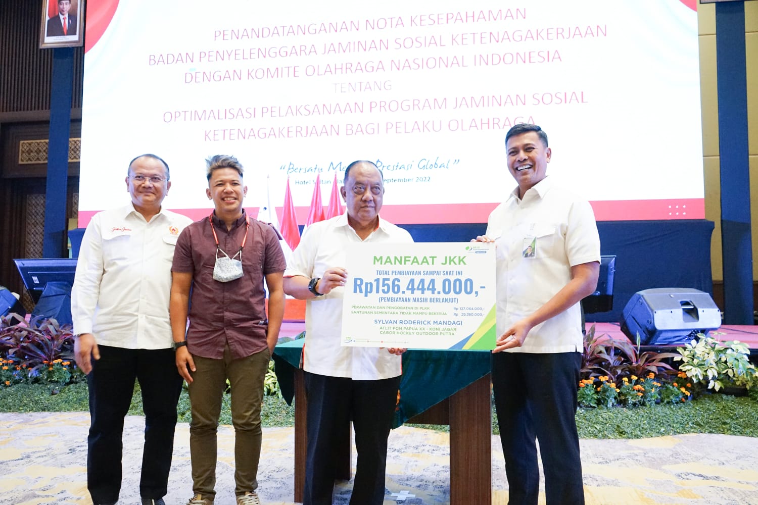 BPJamsostek Gandeng KONI Beri Perlindungan Atlet