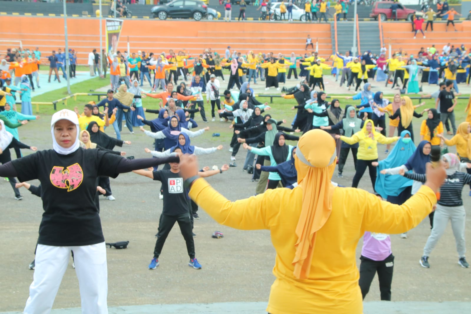 Disparpora Gelar Senam Sehat