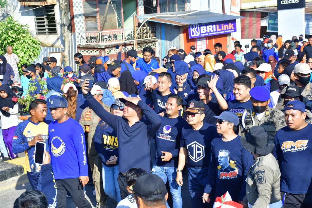 RMS Kembali Buat Lautan Manusia di Jalan Sehat Restorasi Palopo