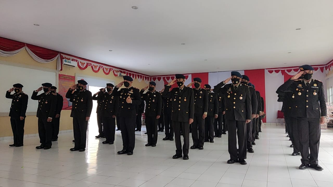 Pupuk Rasa Nasionalisme, Brimob Bone Ikut Upacara Hari Kesaktian Pancasila Secara Virtual