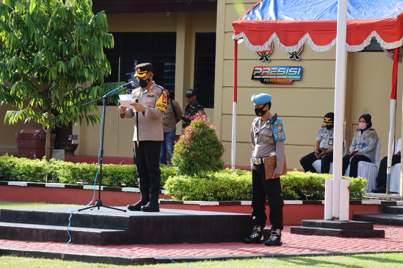 Kapolres Maros Pimpin Gelar Pasukan Operasi Zebra 2022