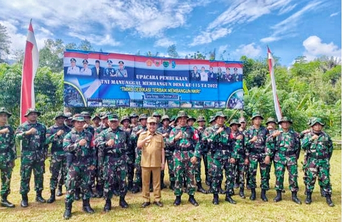 Zadrak Buka TMMD ke-115 di Makale