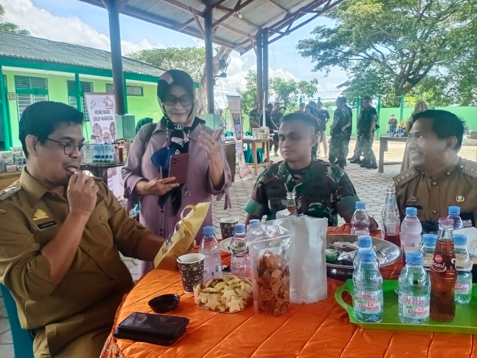 Wabup Edy Hadiri Expo UMKM Kodim