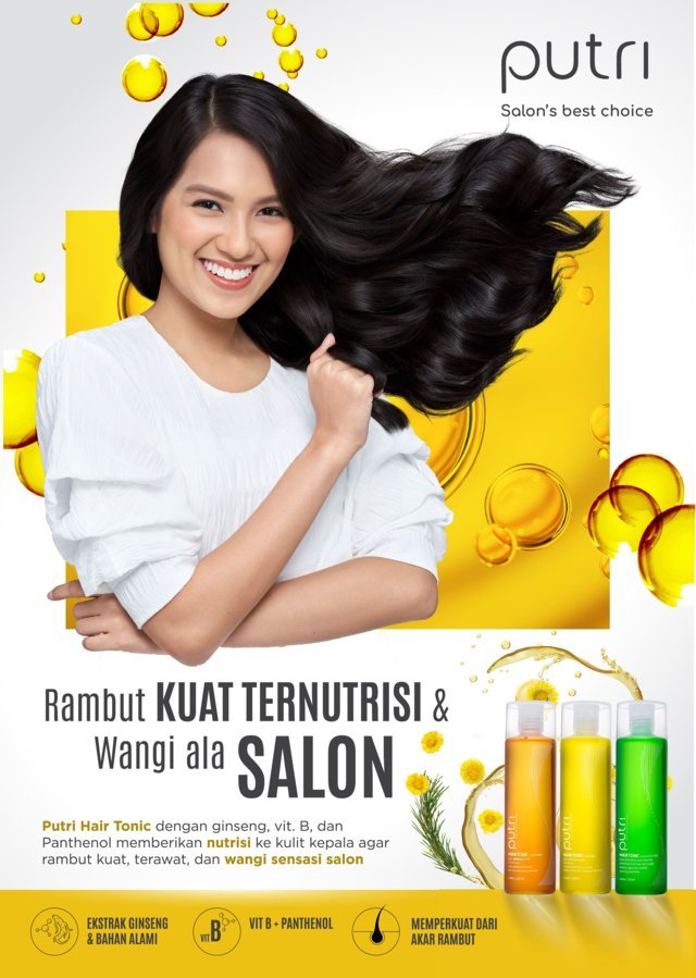 Putri Tawarkan Sensasi Perawatan Rambut Sehat Ternutrisi