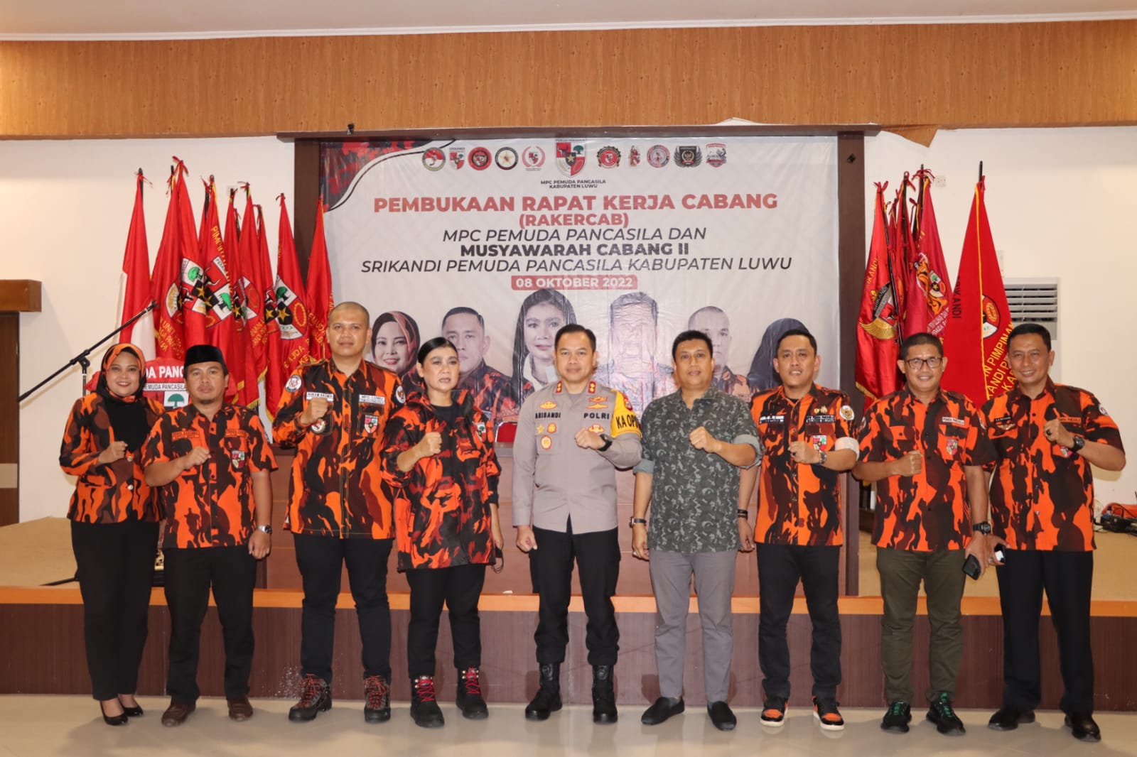 Kapolres Hadiri Rakercab MPC PP Luwu