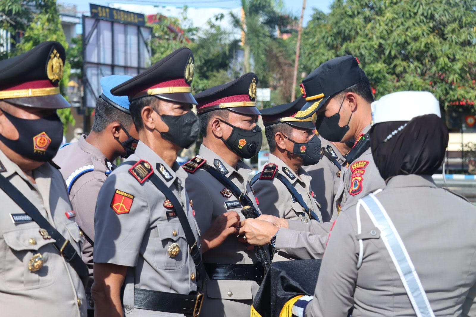 Kapolres Pimpin Sertijab Sejumlah Perwira