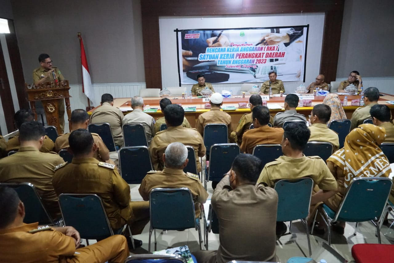 Plt Sekkab: Penyusunan RKA Sesuai Regulasi