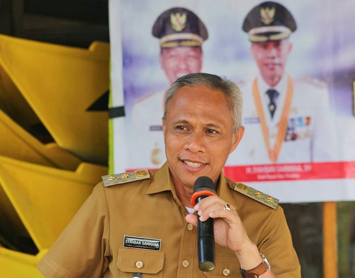 Wabup Pangkep Pantau Proyek Talud Longsor