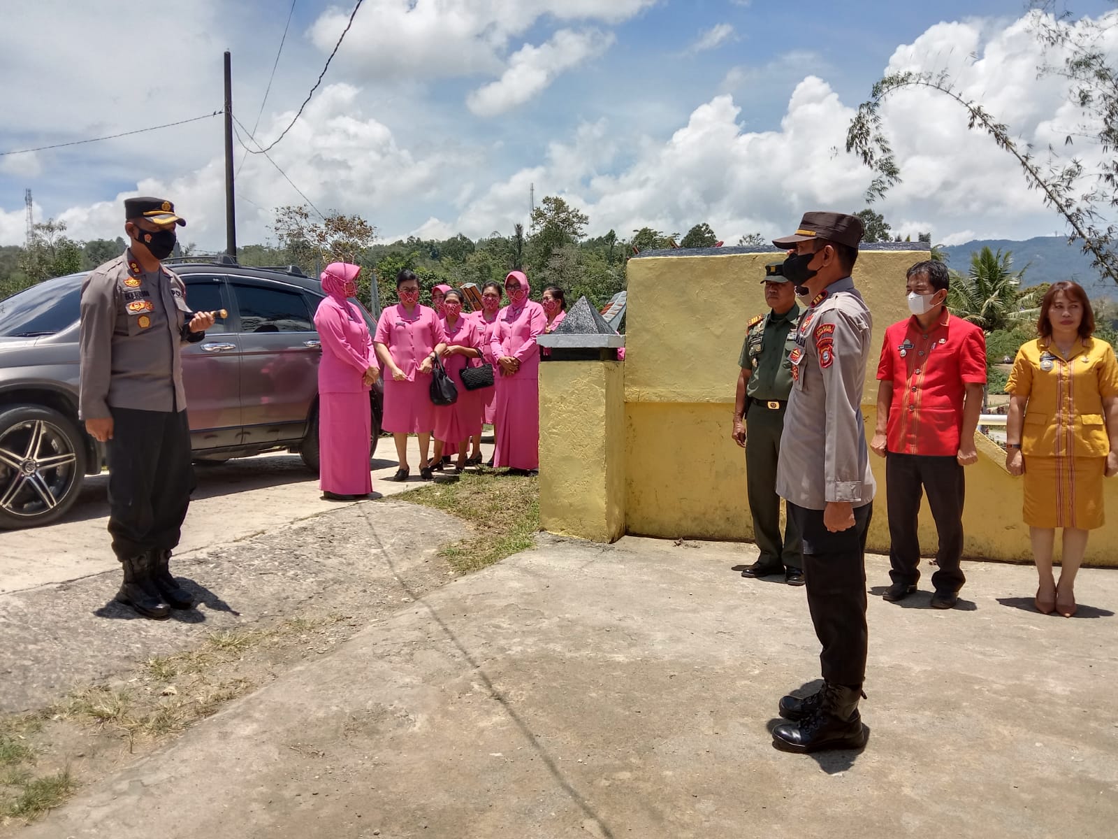 Kapolres AKBP Eko Kunker ke Mapolsek