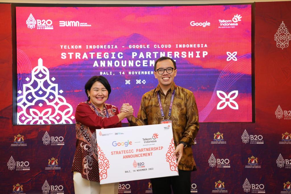 Majukan Agenda Transformasi Digital Indonesia, Telkom dan Google Cloud Jalin Kolaborasi Strategis