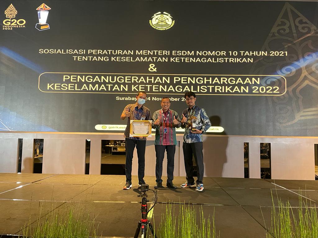 PLN UPDK Bakaru Berhasil Raih Penghargaan Subroto dari Kementerian ESDM Tahun 2022 Kategori  Keselamatan Ketenagalistrikan