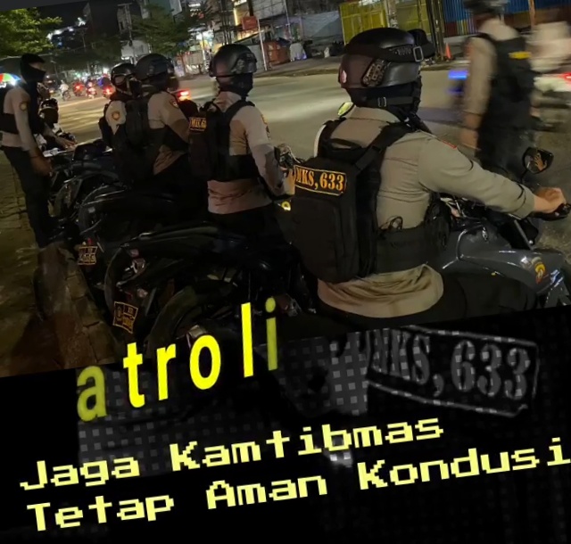 Patmor Polrestabes Gelar Patroli Kamtibmas