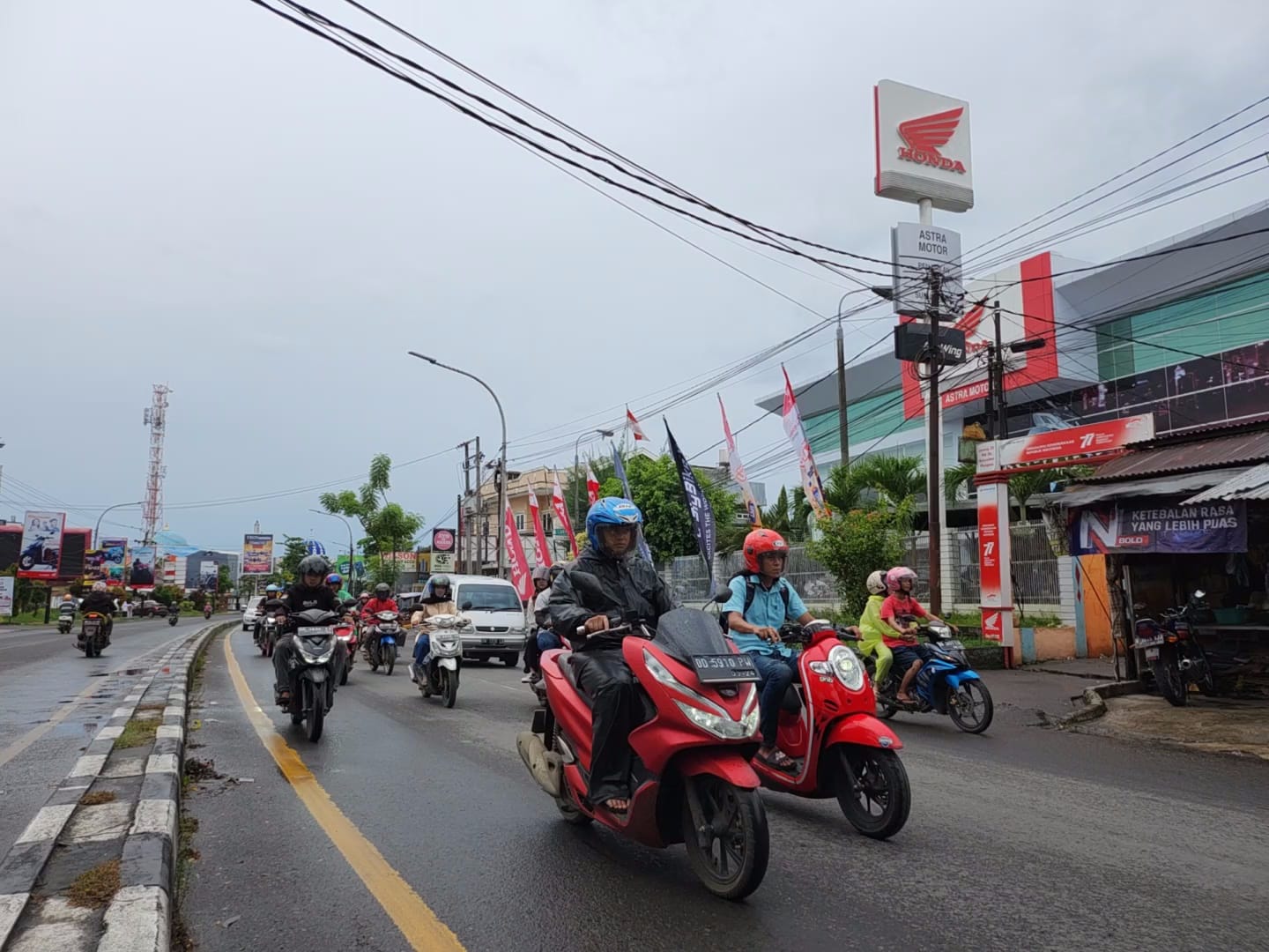 Asmo Sulsel Berikan Tips Rawat Motor di Musim Hujan