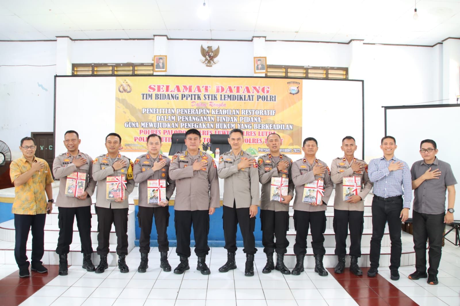Kapolres Hadiri Pembukaan Penelitian STIK
