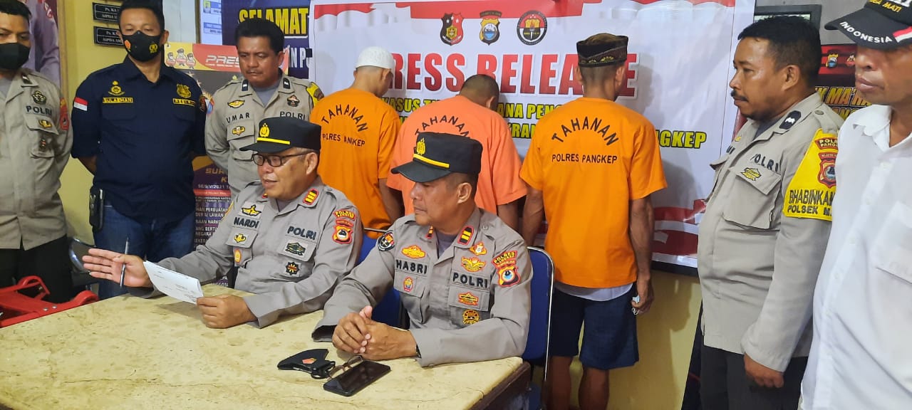 Polsek Ma’rang Ungkap Kasus Pencurian Mesin Pompa