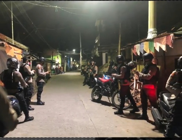 Tim Gabungan TNI dan Polisi Sisir Tiga Lokasi Rawan Tawuran