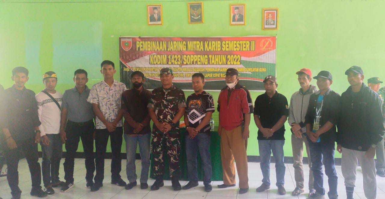 Dandim Buka Kegiatan Pembinaan Jaring Mitra