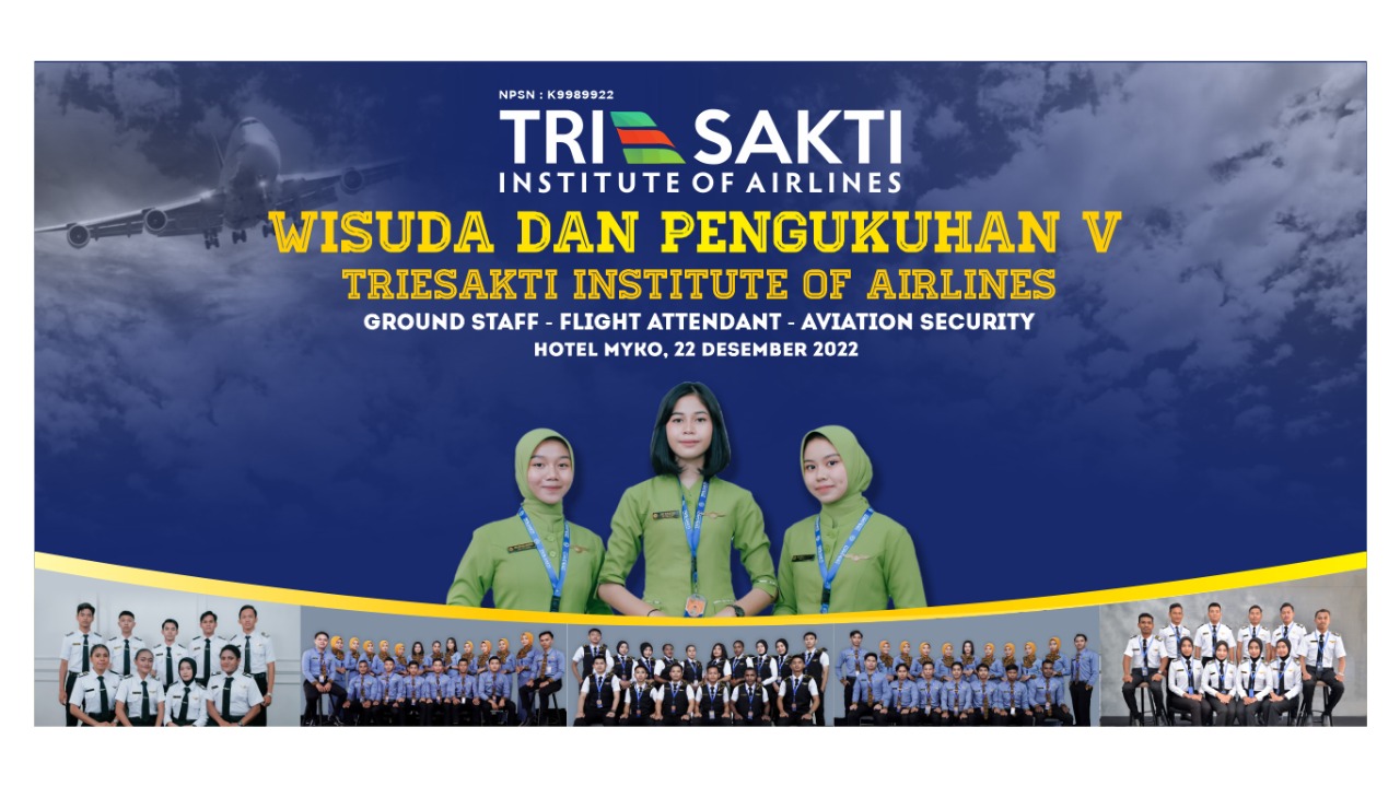 22 Desember, Kampus Penerbangan Triesakti Institute Gelar Wisuda