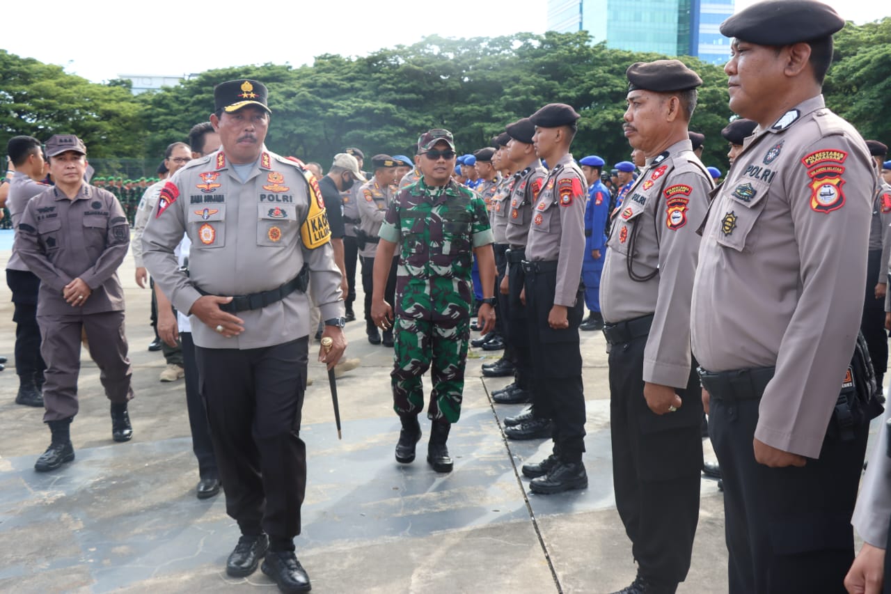 Kapolrestabes Ikut Apel Gelar Operasi Lilin 2022