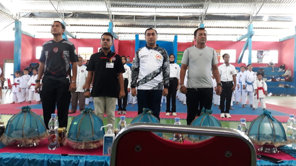 Kapolres Buka Kejuaraan Karate Internal Inkanas