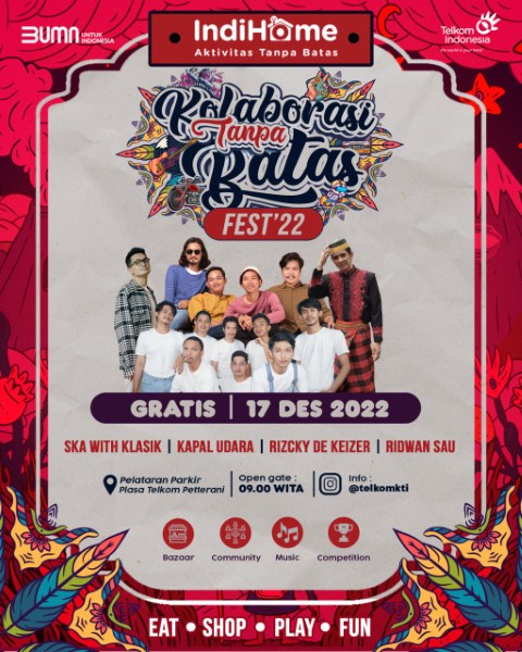 Telkom Gelar IndiHome Fest 2022 Secara Gratis