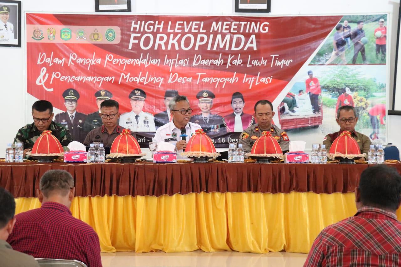 Bupati Pimpin Rapat High Level Meeting