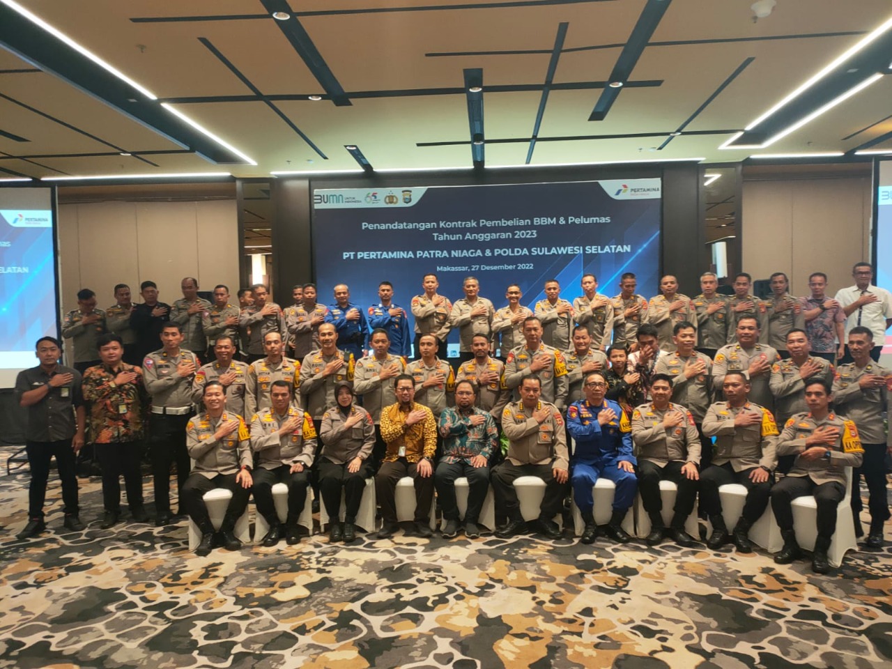 Kapolres-Pertamina Teken MoU BBM