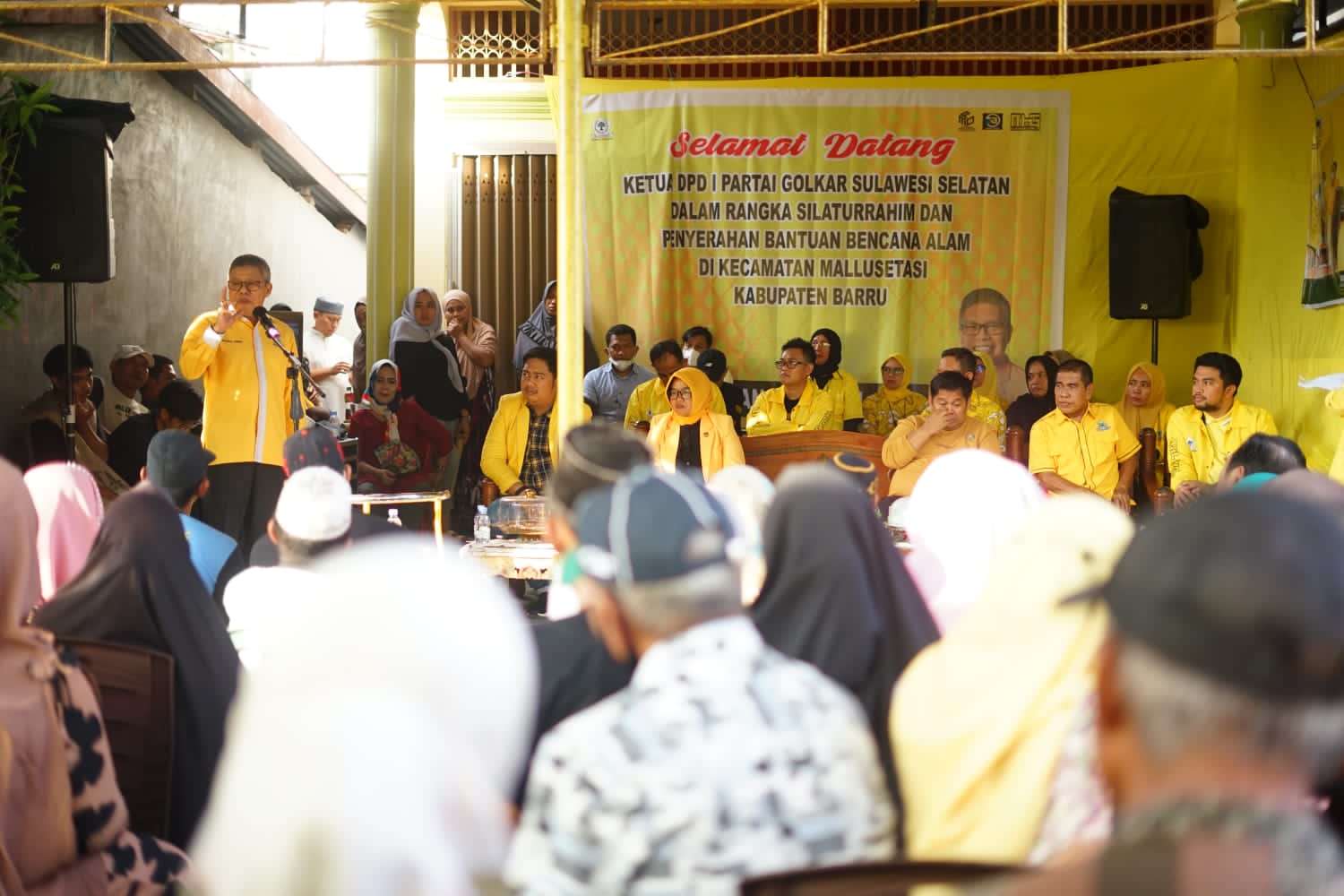 TP Serahkan Bantuan ke Korban Bencana Alam di Mallusetasi