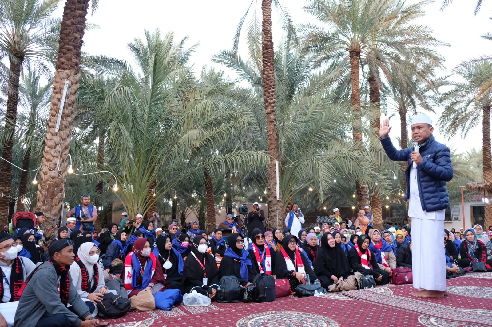 Ustaz Das’ad Latif Tablig Akbar di Kebun Kurma Madinah