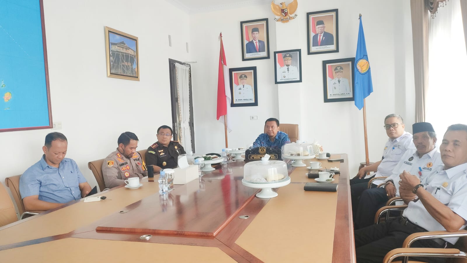 Bupati HM Basli Ikuti Rakor Inspektur Daerah Seluruh Indonesia