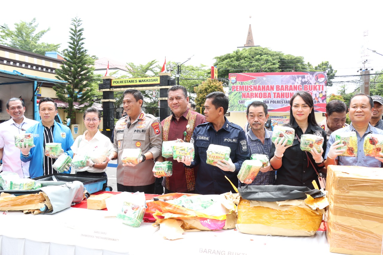 Sabu 44 Kg Lebih Dibakar Pakai Mesin