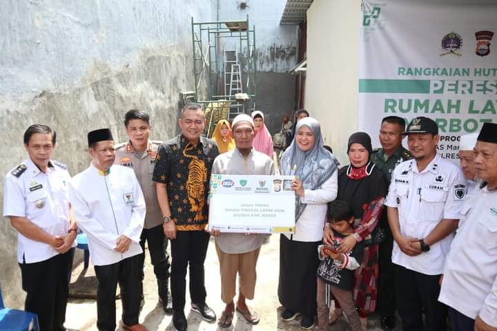 Wabup Resmikan Rumah Layak Huni