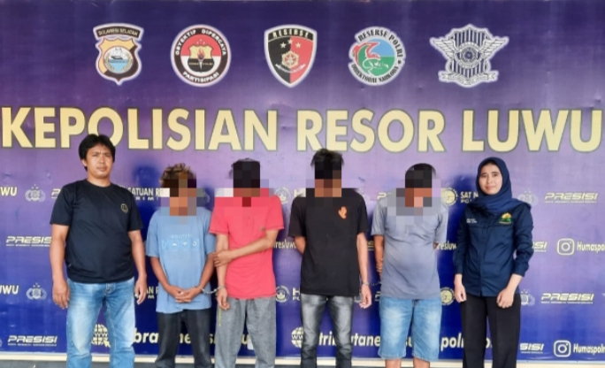 Edarkan Sabu, Empat Orang Disel