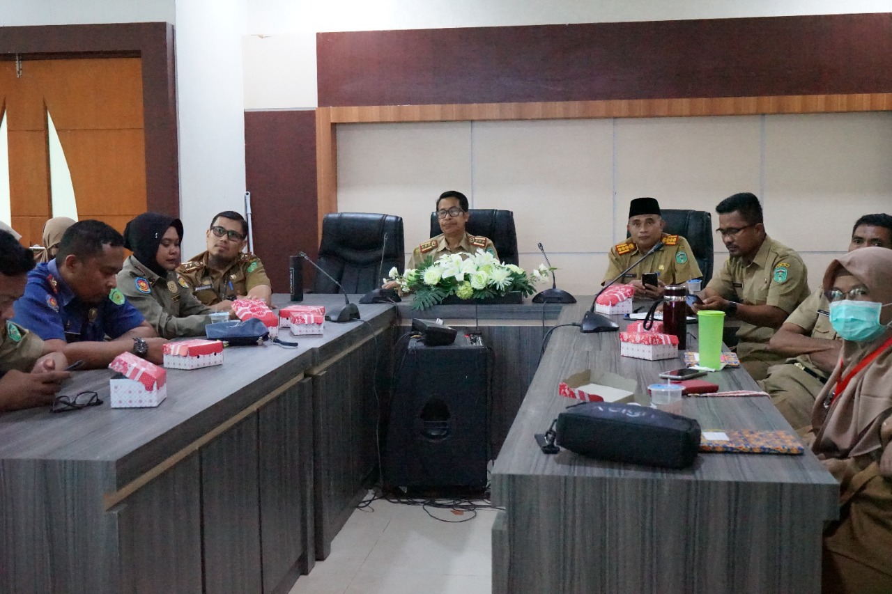 Pemkab Ikuti Rakor Pelaporan e-SPM Secara Virtual