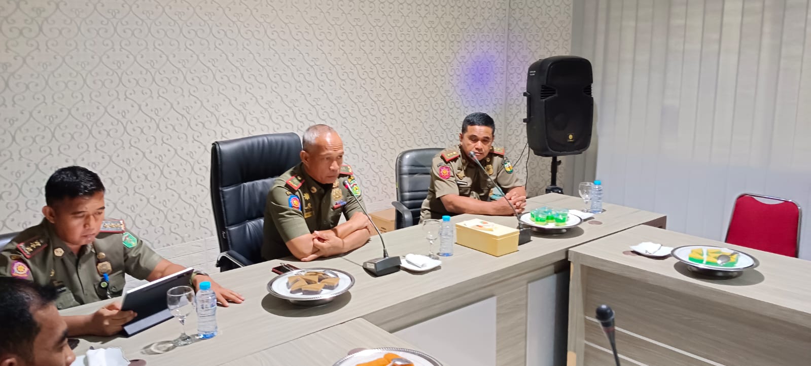 Kasatpol Terima Kunker Satpol PP Luwu