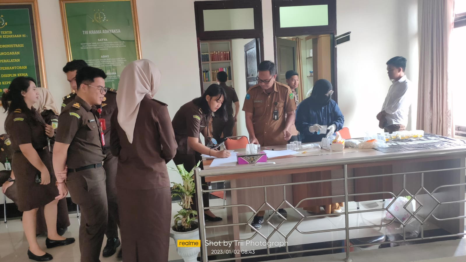 Kejari Tes Urine Dadakan 45 Jaksa