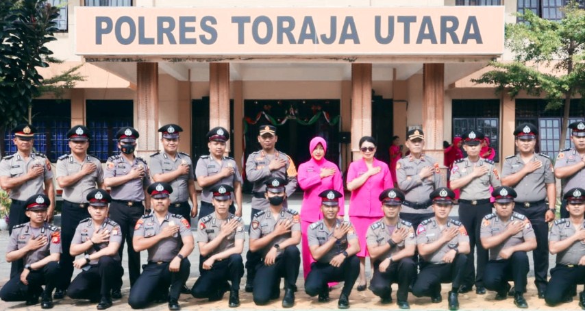 20 Personel Polres Naik Pangkat