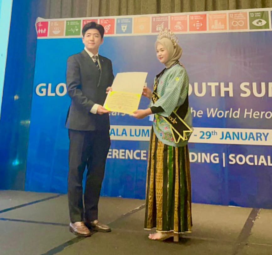 Andi Nurazzahra Raih Prestasi di Ajang Global Goals