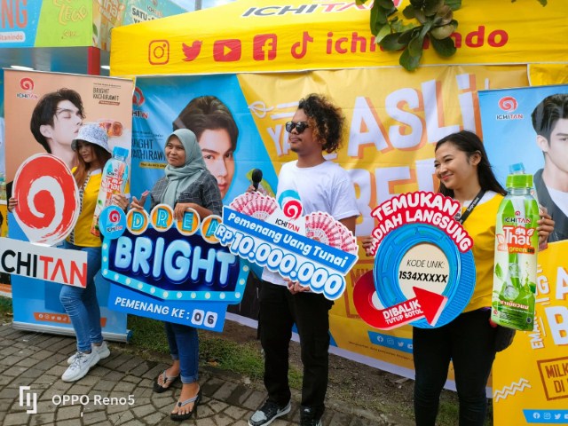 Ichitan Sebar 43 Tutup Botol Keberuntungan di Seluruh Indonesia