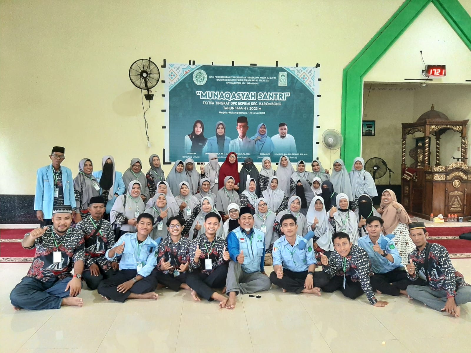 400 Santri Ujian TK/TPA DPK BKPRMI Barombong