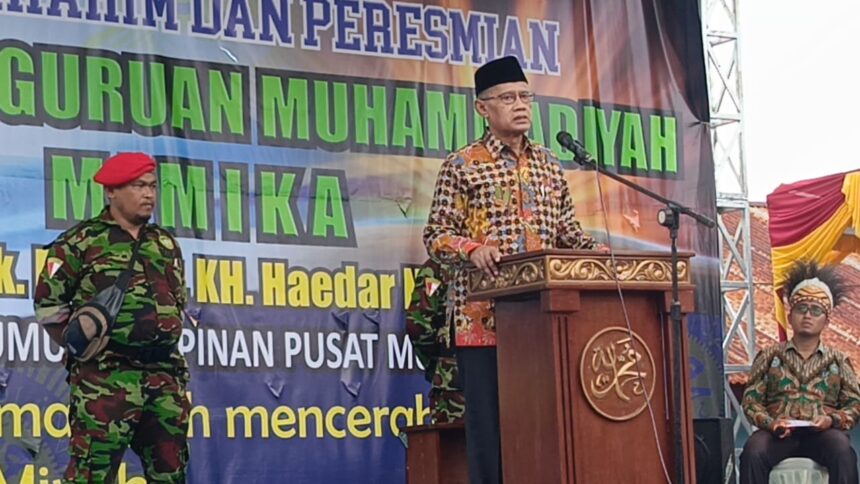 Prof Haedar Nashir Resmikan Gedung Muhammadiyah Mimika