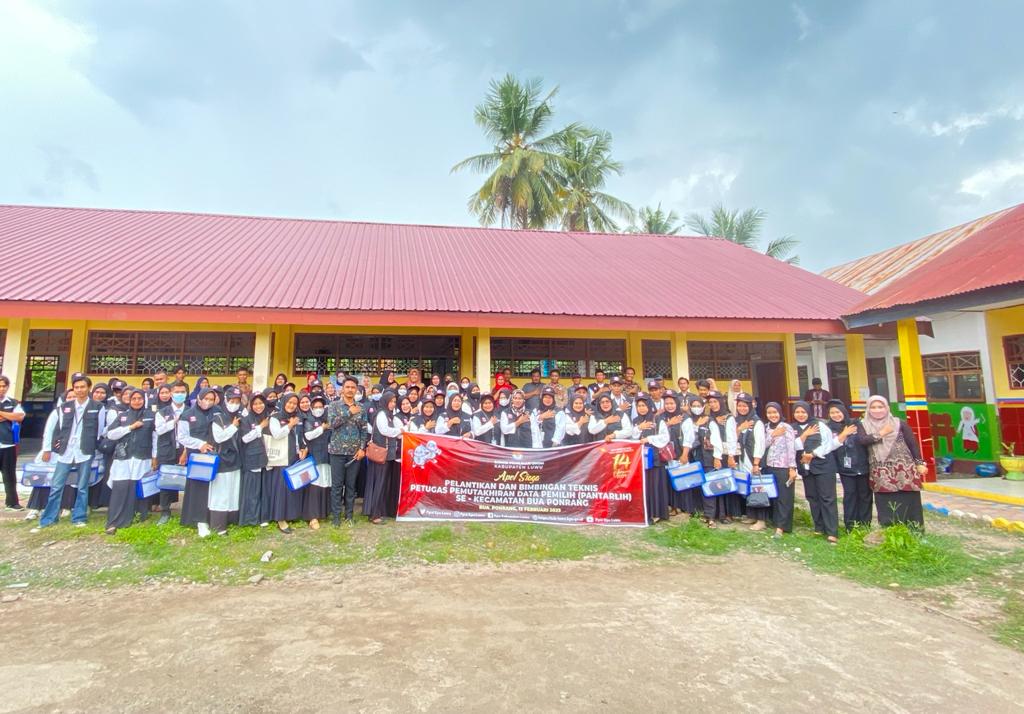PPK Bupon Kukuhkan 58 Orang Pantarlih
