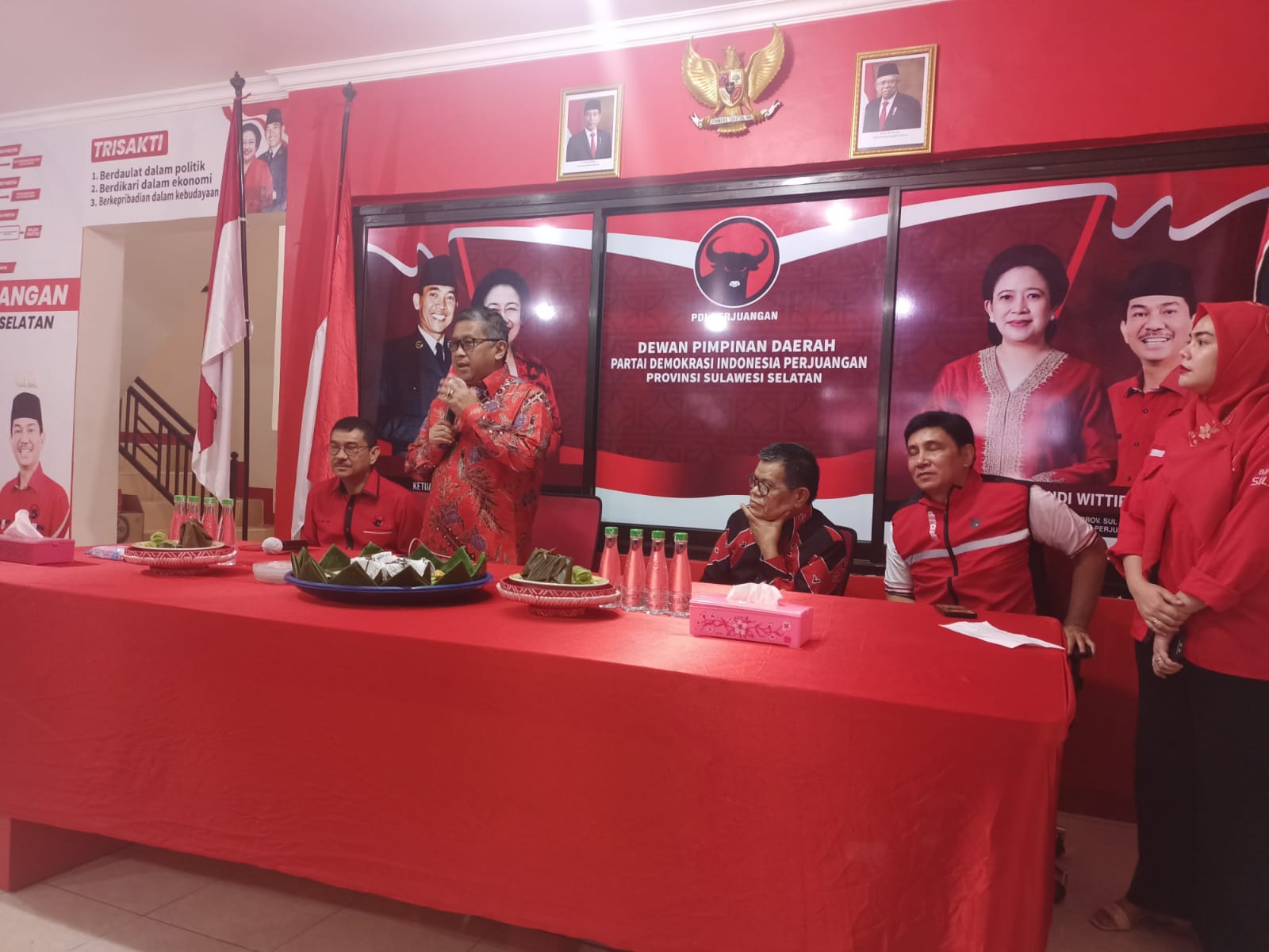 Rektor UIN dan UNM Hadiri Peresmian Kantor DPD PDIP Sulsel