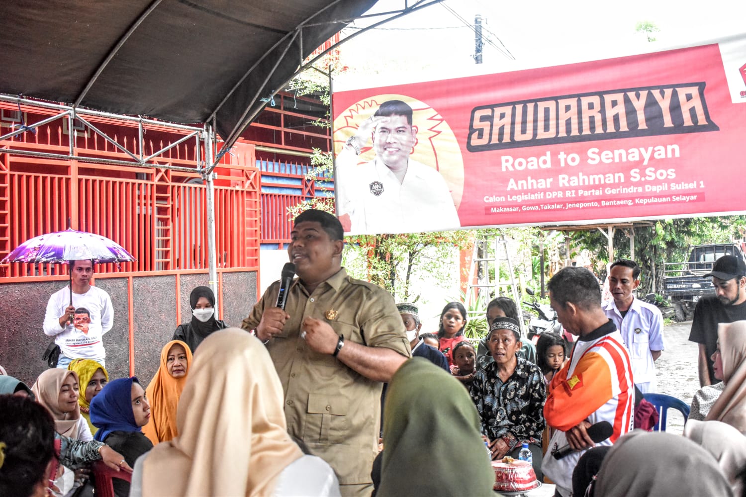Giliran Anhar Rahman Silaturahmi Ke Warga Manggala