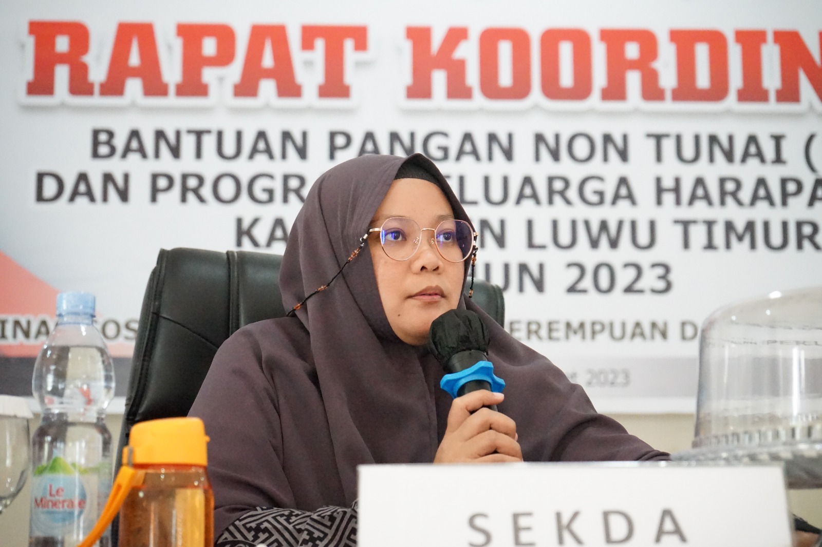 Asisten Pimpin Rakor Penyaluran BPNT dan PKH