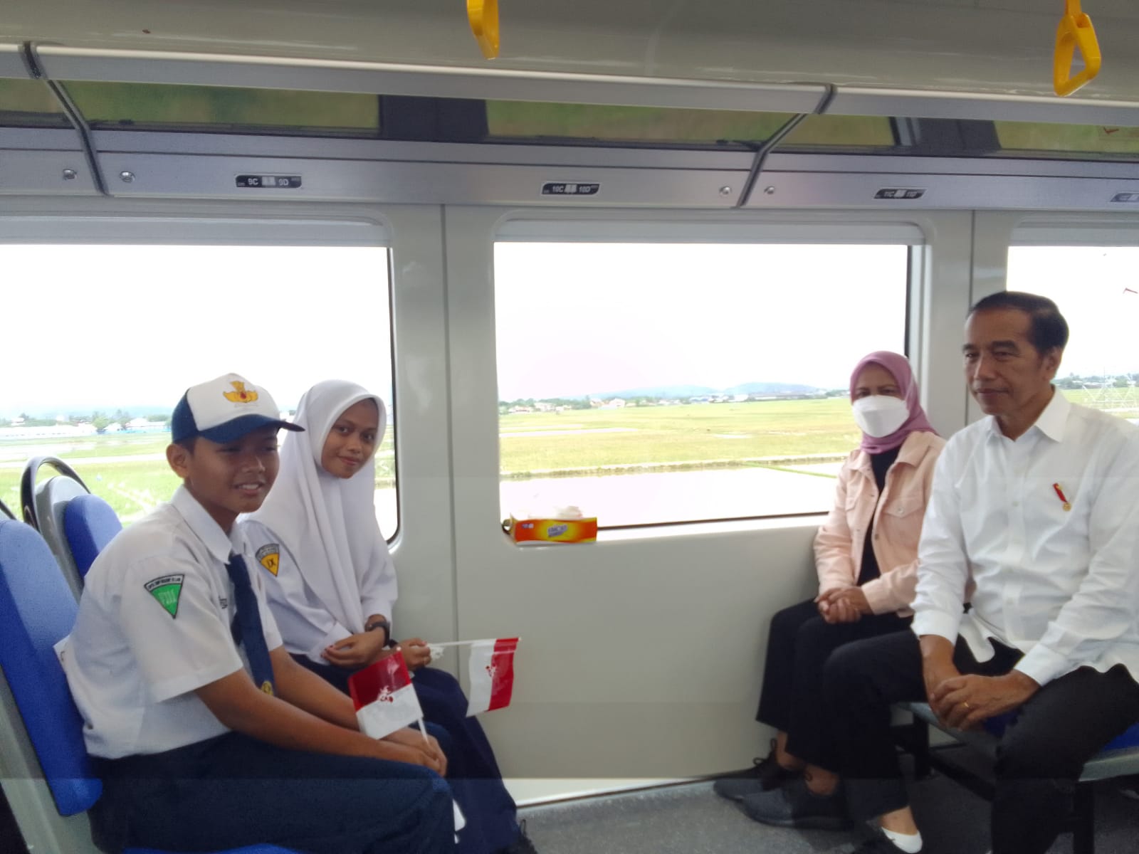 Dzaki Mengaku Sangat Senang Bertemu Langsung Presiden