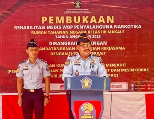 Warga Binaan Rutan Makale Ikuti Rehabilitasi