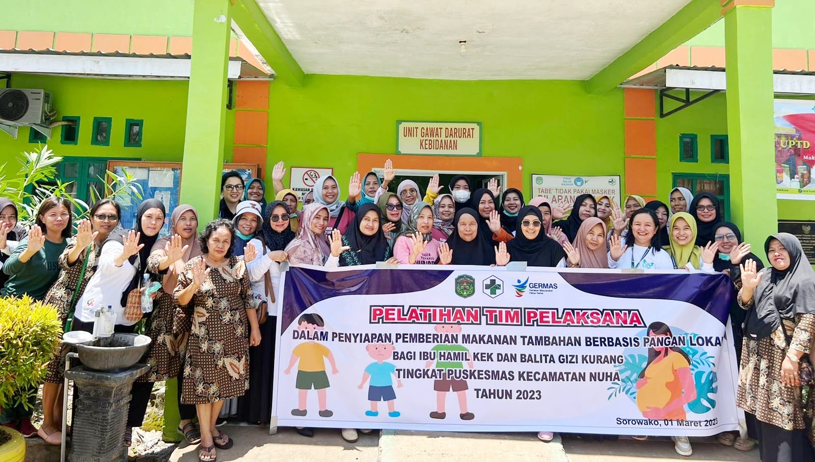 UPTD PKM Latih Ibu PKK dan Kader Posyandu