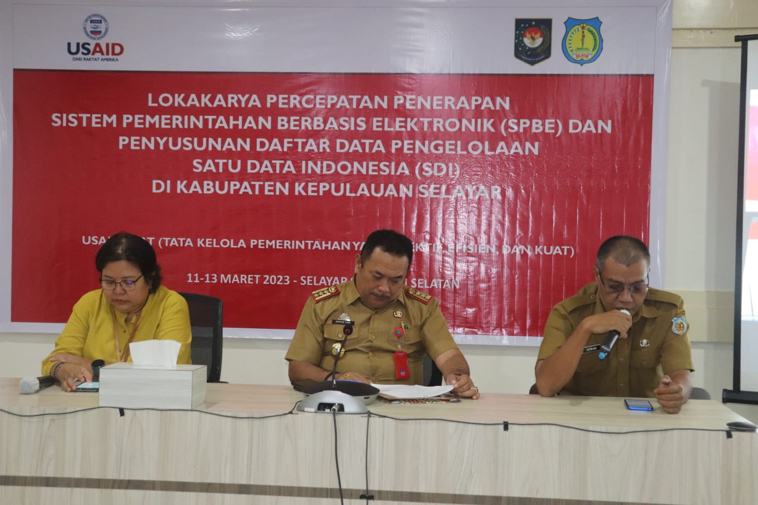 Diskominfo Bekerjasama USAid ERAT Gelar Lokakarya Percepatan Penerapan Sistem SPBE