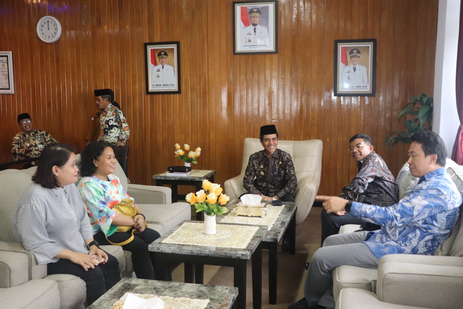 Wabup Selayar Terima Kunker Kepala BPK Perwakilan Sulsel